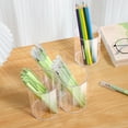 thumbnail image 4 of 100Fens Clear RoundPen Holder, Acrylic Pen Holder, Clear Plastic Organizer for Office Supplies, Perfect Office Desktop Storage Solution for Pencils, Pens, Markers, Scissors, and More, 4 of 6