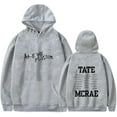 thumbnail image 3 of Tate McRae Are We Flying Hoodie Men Women Kangaroo Pocket Hoodie, 3 of 7