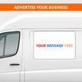 thumbnail image 3 of Set of 2 - Blank Car Door Magnet Sticker, Rounded Corners Magnetic Vehicle Sign, Perfect Magnet for Car to DIY Advertise Business and Cover Company Logo, Personalized Magnet Decal, White (18x12 inch), 3 of 6