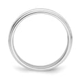 thumbnail image 2 of Auriga Fine Jewelry 925 Sterling Silver 3mm Half Round Milgrain Size 12 Band for Men, 2 of 6