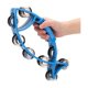 thumbnail image 2 of Pandereta de mano en forma de pez Yashi campana de metal ABS azul, 2 of 5