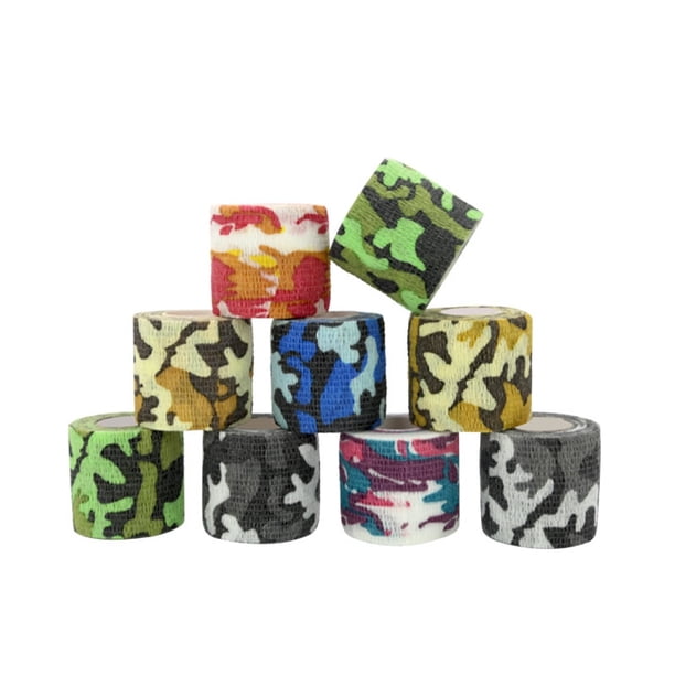 5cmx4.5m Camouflage Sports Self Adhesive Bandage Elastic Pet Wraps Tape Elastoplast Athletic Knee Finger Ankle ProtectorCamo Bionic5cmx4.5m He Qiyong unisex