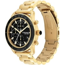 COACH Men's Chronograph Cruiser Gold-Tone Bracelet Watch 44mm 14602596