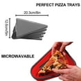 thumbnail image 4 of Contenedor de rebanadas de Pizza, contenedor de almacenamiento de Pizza reutilizable, contenedor de almacenamiento de Pizza reutilizable, caja de Pizza muy recomendable, 4 of 9