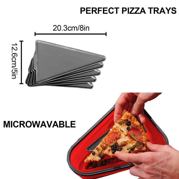 Pizza Slice Container,Reusable Pizza Storage Container Pizza Box
