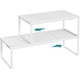 thumbnail image 1 of Especiero, Extensible, Organizador de Cocina, Estante de Cocina, Organizador de Armario, Metal, Encimera, Blanco Mate, 1 of 14