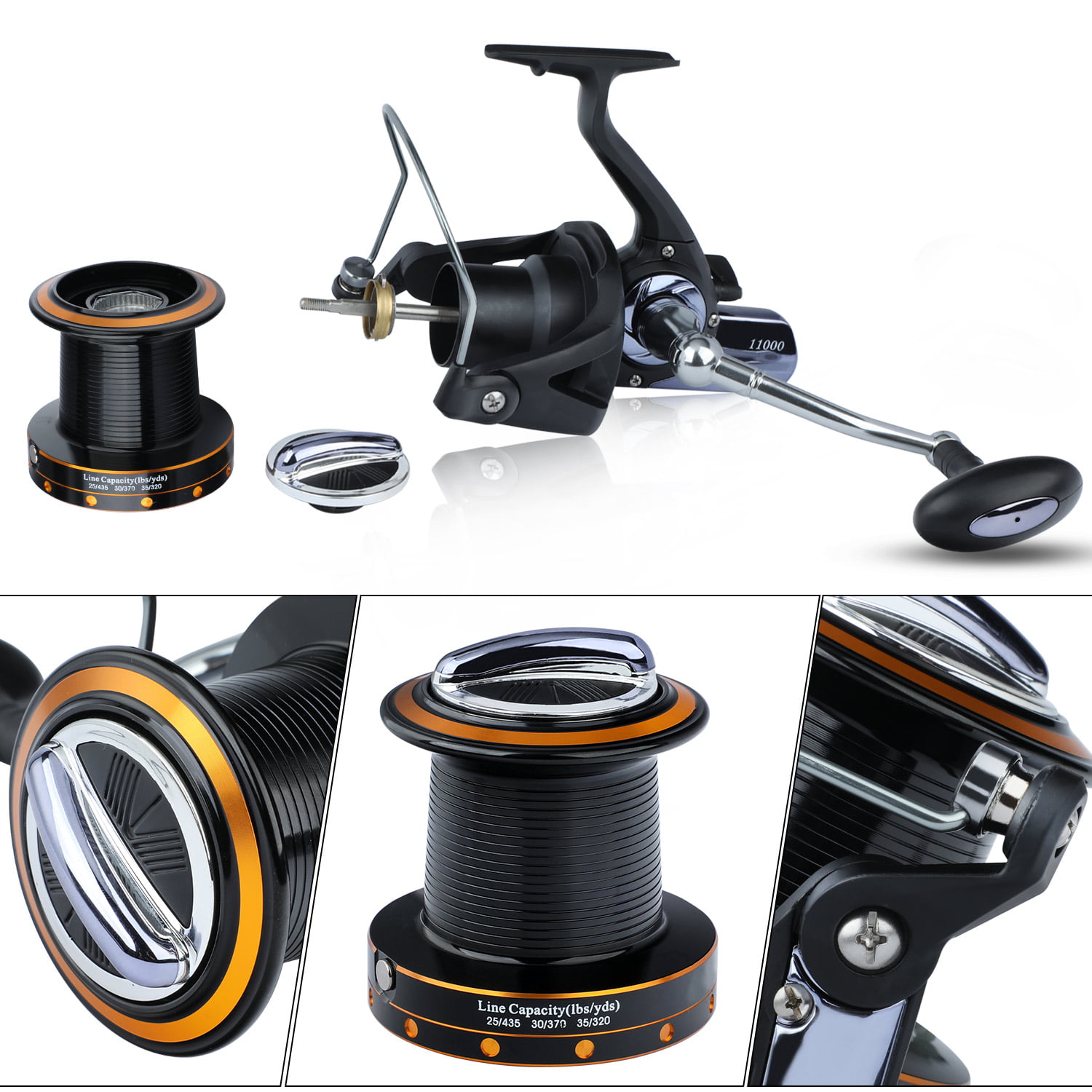 Saltwater Coils Tatula Spinning Reel With High And Low Gear Ratio ABS Spool  Available In 1000/2000/2500/3000/4000/5000/6000 Sizes From Harden_vol7,  $83.71