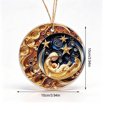 thumbnail image 3 of YuanGuangQ Christmas Acrylic Star Ornaments, 2D Round Winter Decorative Pendant Flat Tree Hanging, Holiday Party Decor for Christmas Tree Home Mantel Shelf Gift Decoration., 3 of 6
