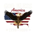 thumbnail image 2 of 5PCS America 250th Anniversary Decal, Independence of USA Sticker 1776-2026 American Flag Decal, America 250th Anniversary Eagle Stickers Independence of USA Sticker for Car Windows 8", 2 of 6