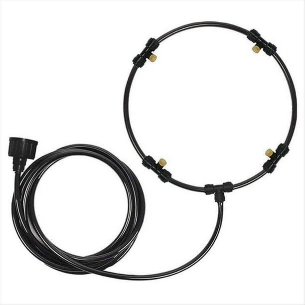 Anillo Enfriamiento 16 Pulgadas, Kit Ventilador para Exteriores para Brisa del Patio, Accesorios para Ventiladores Jardín y Patio Al Aire Libre