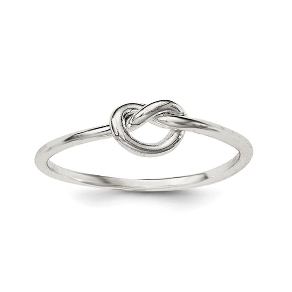 Sterling Silver Polished Knot Ring