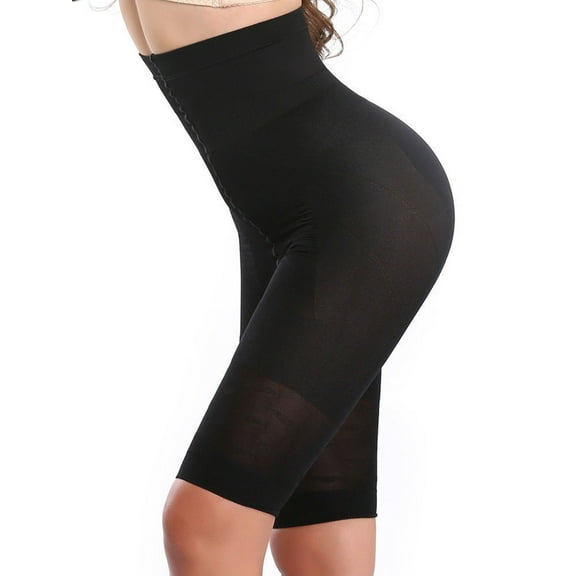 Body Shapewear High Waist Seamless Firm Control Waist Trainer Thigh Slimer Tummy ControlShaper Black
