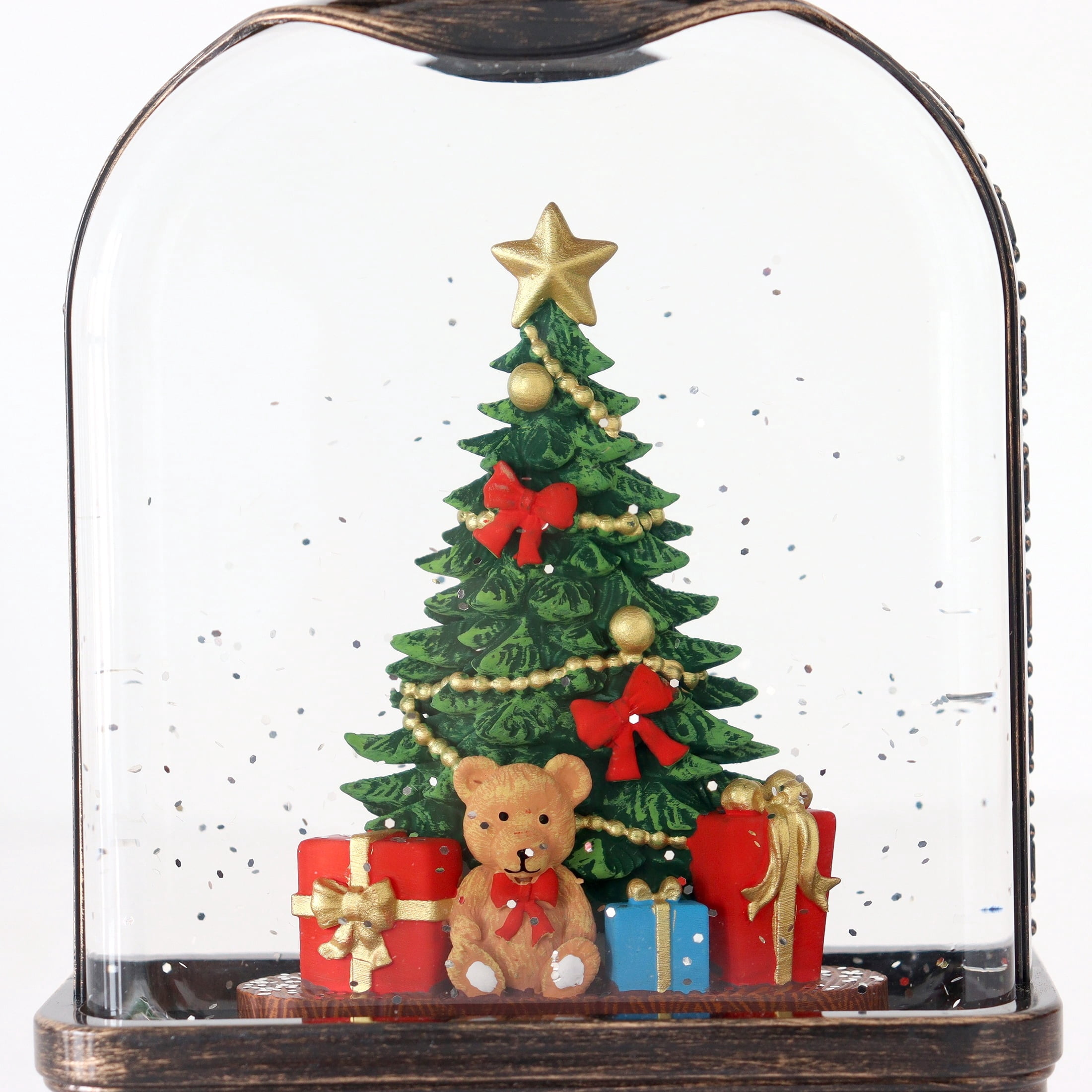 Light-Up Tree Water Lantern Christmas Decoration, Multicolor, 10.8", by Holiday Time