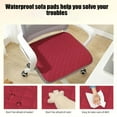 thumbnail image 4 of Eliaeconx Chair Cushion, Solid Red Seat Pad, 18x18 Inch Thickened Padded Cover, Comfortable Chair Mat for Office, Dining, Kitchen, Patio, Red, 4 of 6