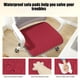 thumbnail image 4 of Cojín rojo para silla, acolchado grueso y cómodo para oficina, comedor, muebles de patio, 45 x 45 cm, soporte suave con base antideslizante., 4 of 6