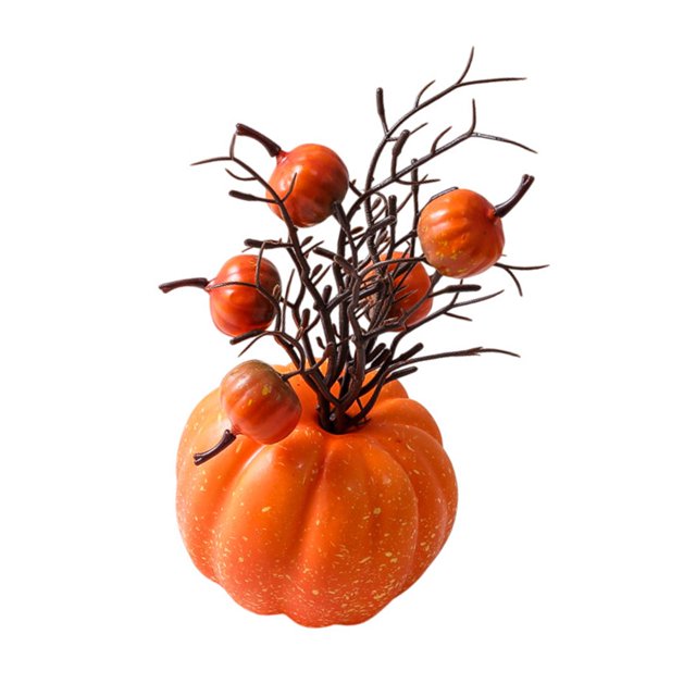 Adorno de escritorio, accesorio decorativo para fotografía de cosecha de otoño, para oficina, granja, artesanía, centro de mesa de interior, calabaza