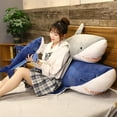 thumbnail image 4 of Big Size Soft Simulation Shark Plush Stuffed Sleeping Cute Pillow Cushion  Animal Doll Gift For Children, 4 of 8