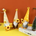 thumbnail image 5 of Jlong 1PC Sunflower Garden Gnome Spring Summer Fall Thankful Sunflower Farmhouse Tiered Tray Rustic Scandinavian gnome Christmas Ornaments Swedish Nisse Tomte Home Decoration, 5 of 9