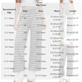 thumbnail image 3 of Zpanxa Girlstriped Wide Leg Pants Loose Fit Soft Knit Sweatpants Elastic Waist Relaxed Casual Bottoms for Daily School Wear Winter Pants for Girls, 3 of 5