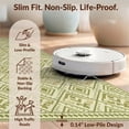 thumbnail image 6 of Design&I 2'x3' Washable Doormat Sage Cream Checkered Waffle Featuring Symmetrical Banded Bathroom for Entryway, Indoor, Ultra-Thin & Non-Slip Skid-Resistant, 6 of 7