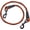 Orange Black, variant on 3FT Dog Tie Down, Nylon Rope Short Dog Tether Indoor Training Safety Vehicle Tether for Large Medium Strong Puppy Blue Black