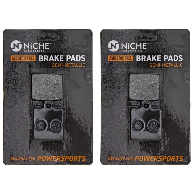 Niche Rear Brake Pad Set for Ducati 996 Semi-Metallic Motorcycle 2 Pack 519-KPA2447D
