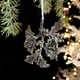 thumbnail image 1 of mfyjkho Adorno navideño de copo de nieve acrílico transparente con lentejuelas, plástico, 8 x 8 x 1 cm a 14 x 12,5 x 1 cm, decoración festiva, 1 unidad, 1 of 6