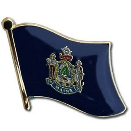 Maine Flag Lapel Pin