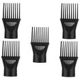 thumbnail image 4 of UPOUART 5-Pack Universal Hair Dryer Comb Attachments Nozzles for Smooth Hair Styling Black, 4 of 8