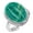 Amazonite, variant on Natural Shiva Eye Ring 925 Sterling Silver Handmade Jewelry