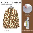 thumbnail image 5 of Leopard Print Backpack for School,Cute School Bag,Schoolbag with Adjustable Shoulder Straps & Padded Back,15.3"x11"x7.1".﻿, 5 of 6