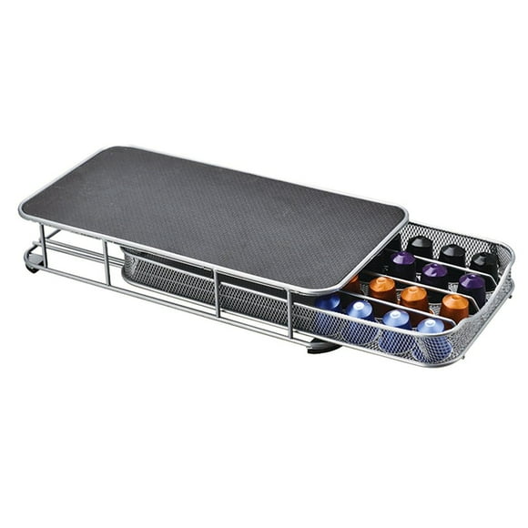 CNKOO Iron Art Desktop Coffee Machine Base Can Hold 40 Coffee Capsules