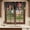 DarkOrange Green SaddleBrown, variant on Mushrooms Black Valances for Windows, Decorative Rod Pocket Window Valance Curtains, Butterfly Botanical Country Plants Short Curtain Drapes for Kitchen/Bathroom/Living Room, 2 Panels, 60" W x 18" L