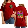 thumbnail image 1 of Outfmvch T-Shirts Mardi Gras pour Femmes, T-Shirts Graphiques, T-Shirts de Carnaval, Vêtements Mardi Gras, T-Shirt à Manches Courtes Col Rond Imprimé Lettre Rouge m, 1 of 4