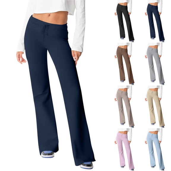 CAIXIA Jeggings for Women High Waisted Bootcut Dance Pants Casual Bootcut Yoga Pants Leggings Women for Workout Running Athletic Activewear