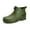 Green, variant on Women's and Men's Short Rain Boot, Ankle-Length Waterproof Garden Boots for Outdoor
