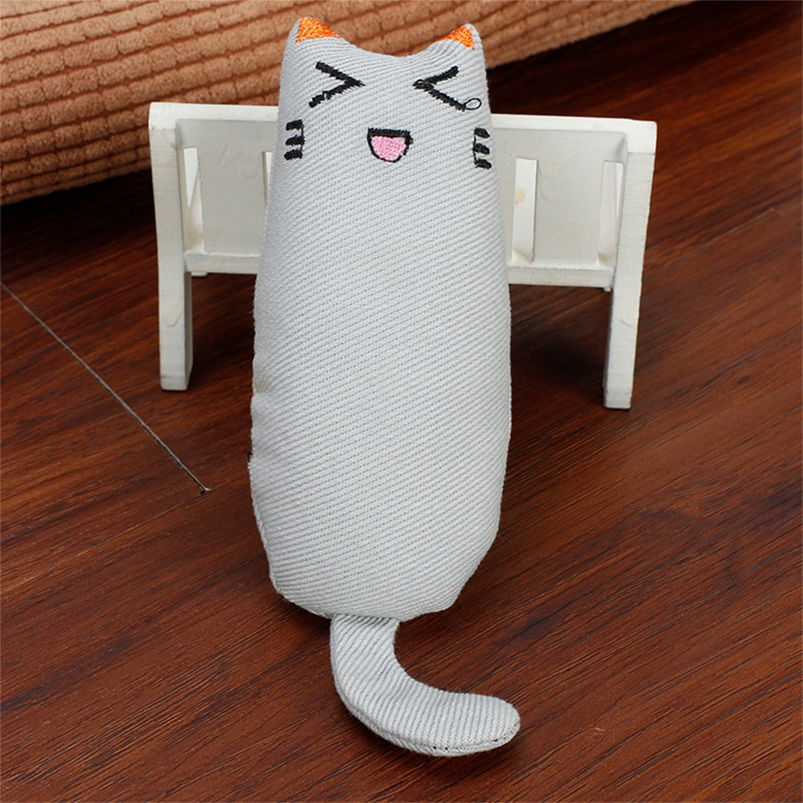 Creative Pillow Scratch Crazy Cat Chew Catnip Toy Teeth Grinding Toys 