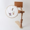 thumbnail image 5 of Universal Embroidery Lap Stand High Adjustable Wooden Stand Embroidery Hoop Lap Stand Solid Beech Wood Stitch Rack Holder, 5 of 8