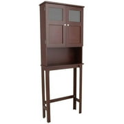 Zenith 9821CH 25" x 69" x 9" Over Tank Cabinet Storage with 2 Doors, Espresso