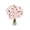 Light Pink, variant on Virelaxpo 27 Heads Artificial Peony Bouquet Faux Silk Realistic Peony Arrangement in Raffia Wrap for Living Room Table Centerpiece Wedding Home Decor