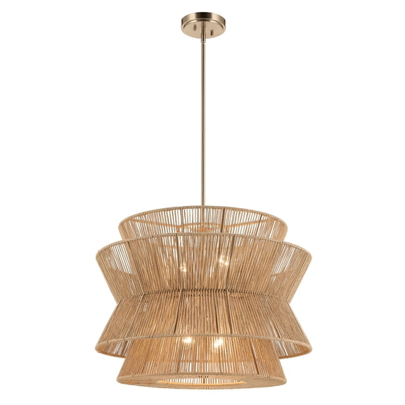 52735CPZ Kichler Lighting Ophira - 4 Light Pendant-20.75 Inch Tall and 28 Inch Wide