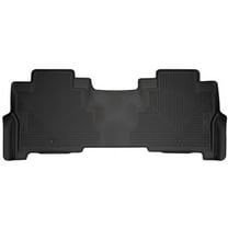 Husky Liners by RealTruck Weatherbeater Floor Mats Fits 2018-2024 Ford Expedition 2nd Row, 1-pc Black-14341