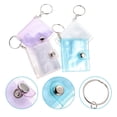 thumbnail image 5 of Zcyifa mini photo album 4pcs Mini Photo Album Transparent Small Photo Album Picture Cards Album Holder Portable Alum, 5 of 11