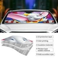 thumbnail image 3 of Dumbo Car Windshield Sun Shades, Front Windshield Sun Shade For Car Truck Suv, Foldable Sun Visor, Hardened Reflector Shield Cover, Keeps Your Vehicle Cool, 3 of 9