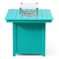 thumbnail image 6 of WestinTrends Helios 46" Modern Outdoor Patio Gas Propane Rectangular Fire Pit Table (Rocks Not Included), Turquoise, 6 of 14