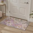 thumbnail image 6 of GENIMO 2'x7' Runner Rug, Machine Washable Non Slip Low Pile Hallway Runner Rug for Kitchen Laundry Room, Nature Inspired Animal Print, Soft Lilac, 6 of 7