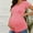 Red, variant on Nmnitkp Maternity Clothes Healthy Fabric Maternity Shirts Solid Color Comfortable Casual V-Neck Chest Pocket Short Sleeve T-Shirt Maternity Tops Red,2XL