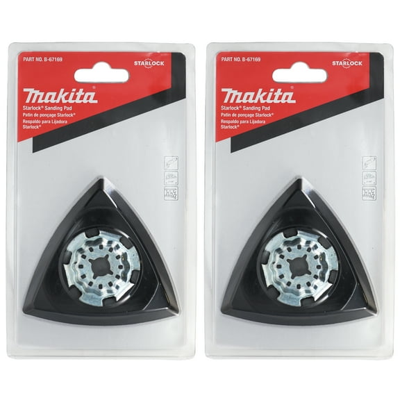 Makita B-67169 Starlock® Sanding Pad For Oscillating Multi-Tool XMT03Z (2-Pack)