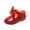 Red, variant on EnJoCho Summer and Autumn Girls Boots Cute Flat Solid Color Round Head Ribbon Bow Hook Loop Leather Shoes Toddler Kids Cute Casual Shoes