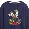 thumbnail image 3 of Disney Bambi - Christmas - Botanical Butterfly - Toddler & Youth Long Sleeve Graphic T-Shirt, 3 of 5